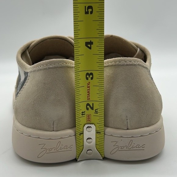 Zodiac Cheezburger Plaid Lace-Up Sneakers Women’s Size 8M Black White Tan NIB - Picture 8 of 11